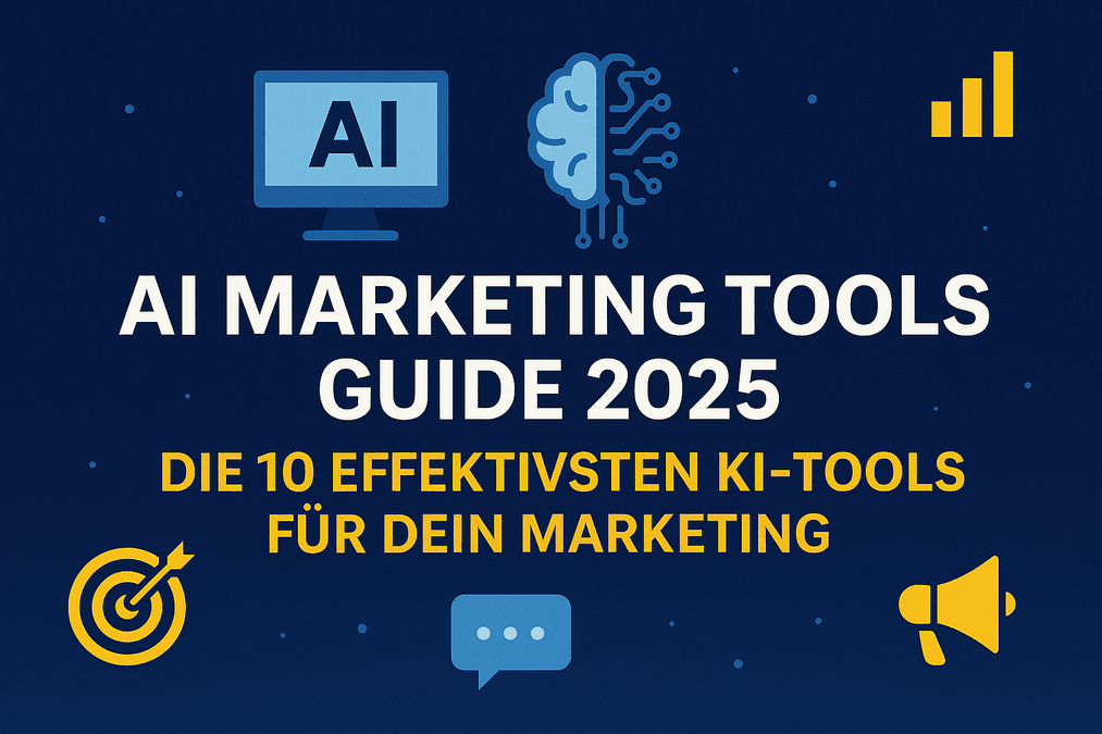 AI Marketing Tools Guide 2025: Die 10 besten KI-Tools für automatisiertes Marketing