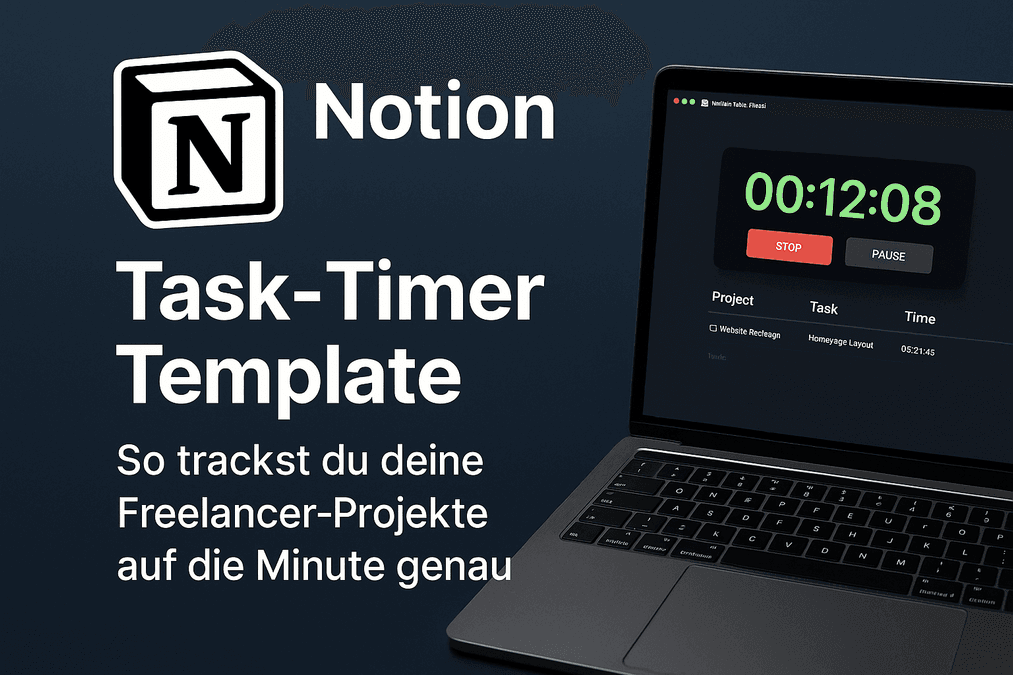 Notion Task-Timer Template: So trackst du deine Freelancer-Projekte auf die Minute genau